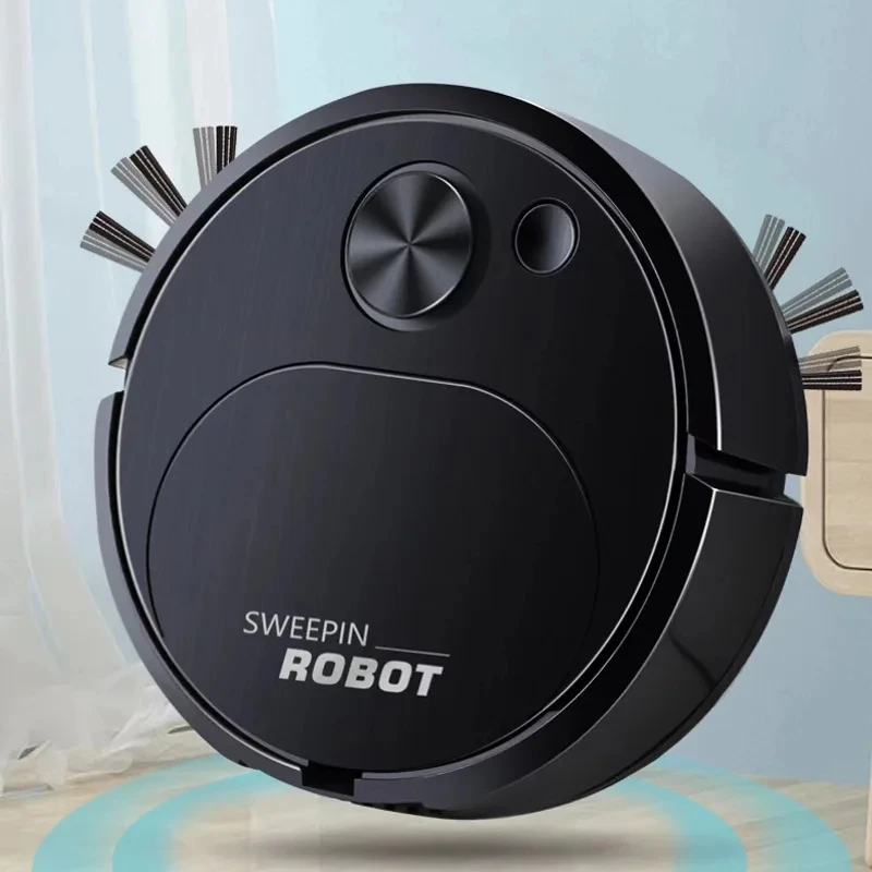 2024 USB Sweeping Robot Vacuum Cleaner Mopping 3 In 1 Smart Wireless 1500Pa Dragging Cleaning Sweep Floor for Home Office