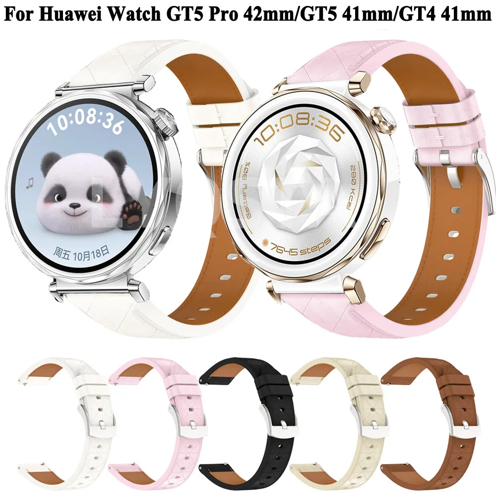 18mm Watch Strap for Huawei Watch GT 5 GT 4 41mm GT5 Pro 42mm Wristband for Huawei GT5 41mm Bracelet Watchband for Women Girl