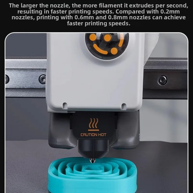 Suitable for Xintuozhu A1/A1 mini nozzle hot end print head high speed assembly silicone sleeve heat sink fan gear
