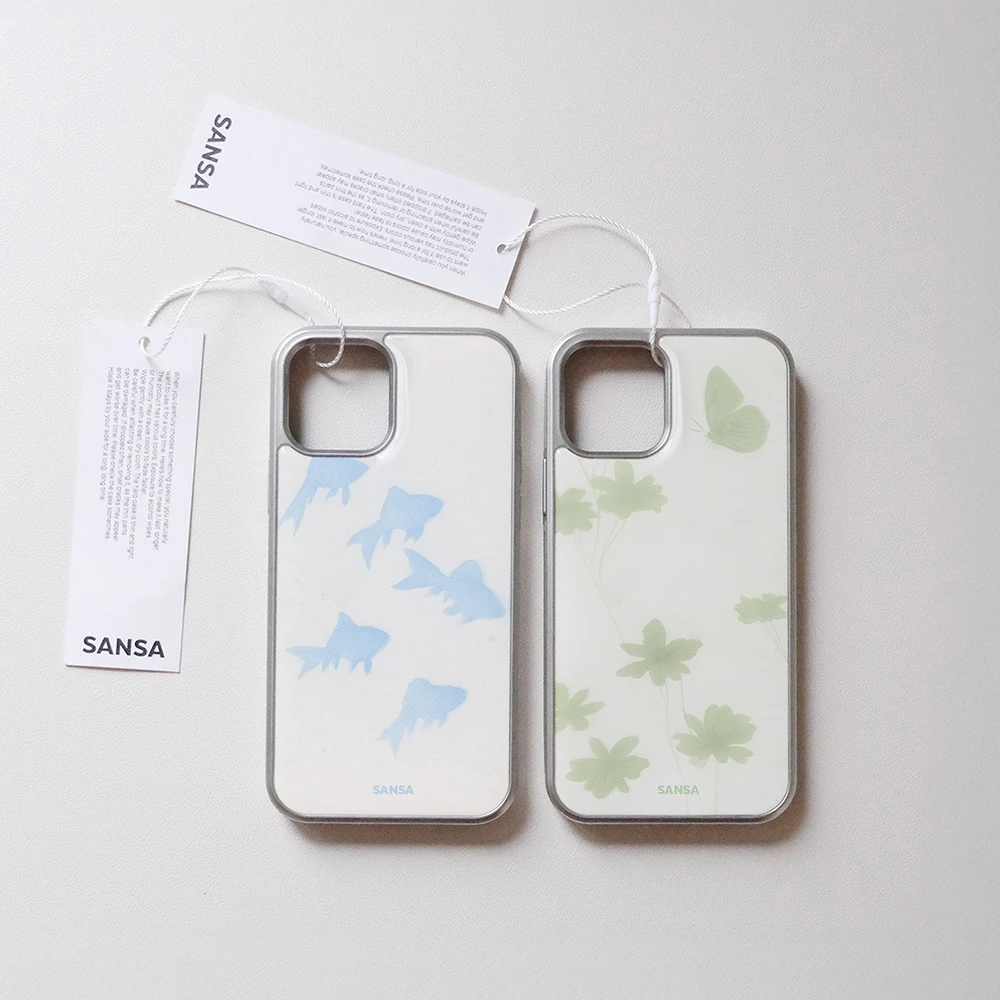 Coque de téléphone Clmj Butterfly Fish pour iPhone 17 16e 16 15 14 13 12 11 Air Pro Max X XR XSMAX 8 7 Plus, impression de luxe, transparente, style swag