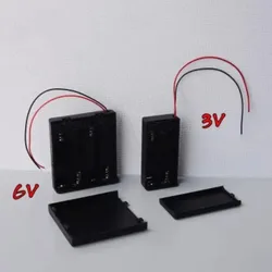 Battery Holder With ON-OFF Model sand materials DIY battery box section 3v/6v voltage power supply device Tools Model Railway