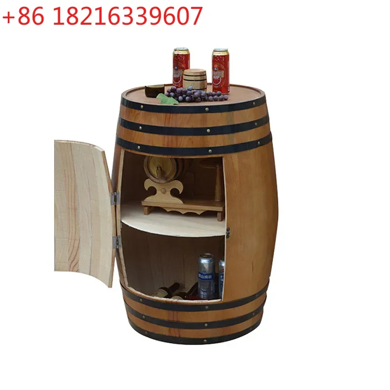 

Wine locker Solid wood locker props Wine barrel Winery decoration Customized