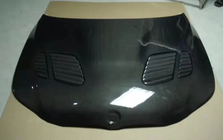 Carbon Fiber Front Hood Bonnet Covers With Air Vents For bm E60，100% tested well