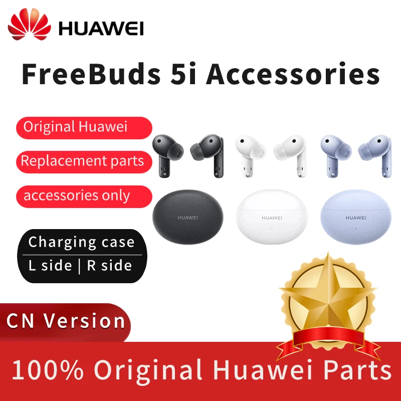 Pieza de repuesto Original para auriculares inalámbricos Bluetooth Huawei FreeBuds 5i, pieza única izquierda derecha o funda de carga