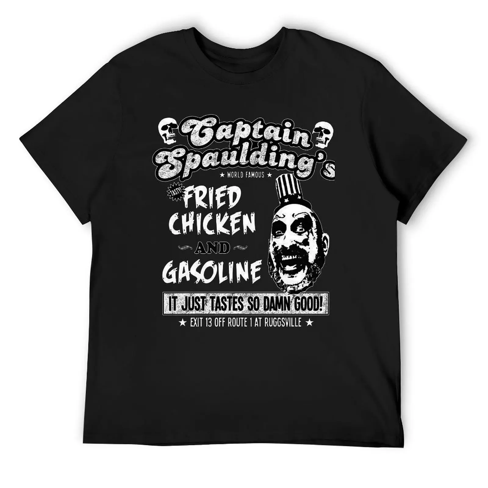 Thumbnail 3 of 3 Captain Spaulding Sticke T-shirt Crewneck Sport Tees Casual Graphic Fitness Funny Novelty Eur Size