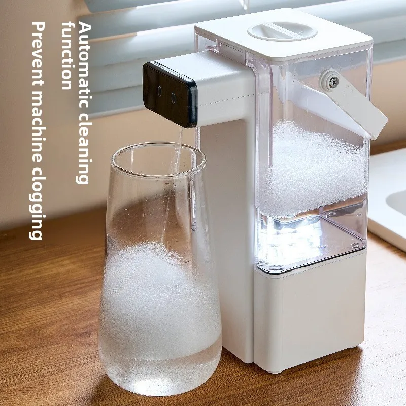 

New Automatic Soap Dispenser Bathroom Accessories Touchless Built-in Rechargeable High Capacity Cleaning Detergent Dispenser