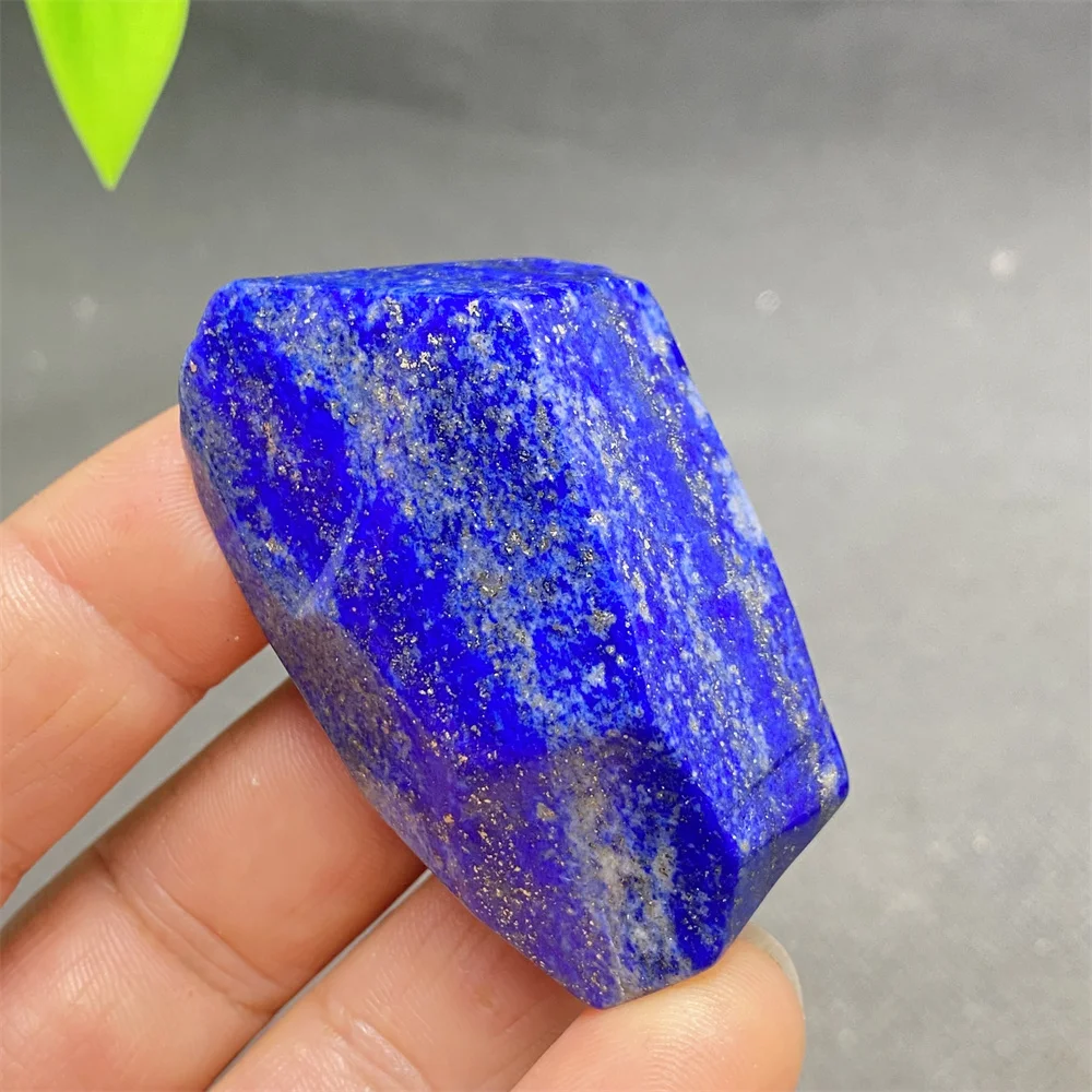 AAA+ Natural High Quality Lapis Lazuli Crystal Polyhedron Hand Polished Healing Gemstone Home Decoration Ornaments