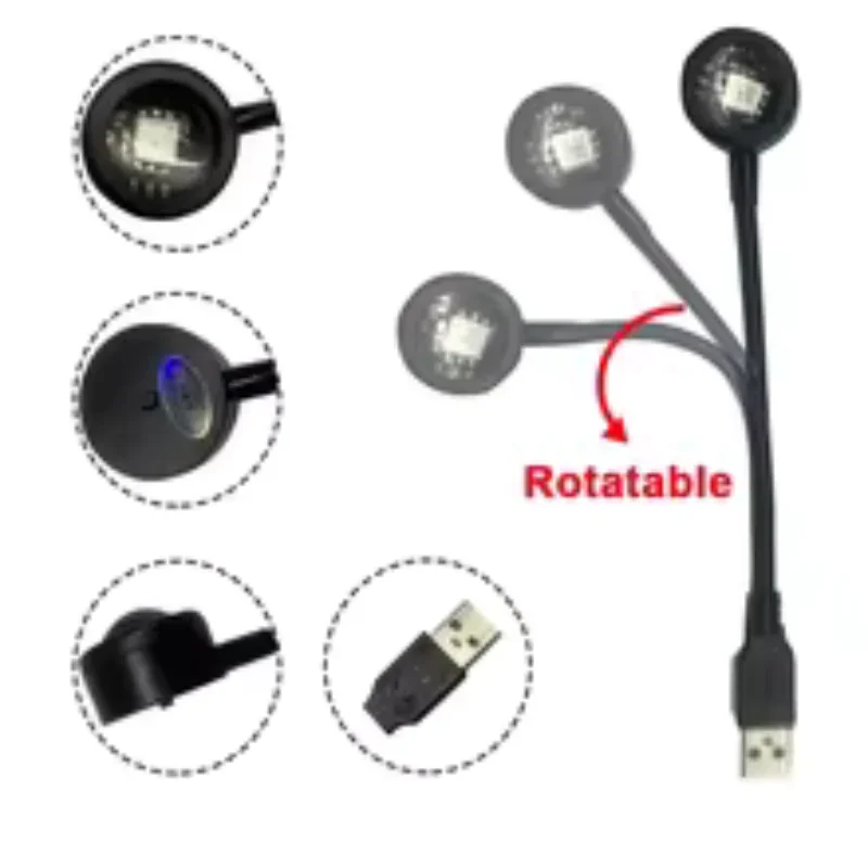 LED Sunset Projection Lamp USB Mood Light for Bedroom Living Room Photography Wall Decor Birthday Party