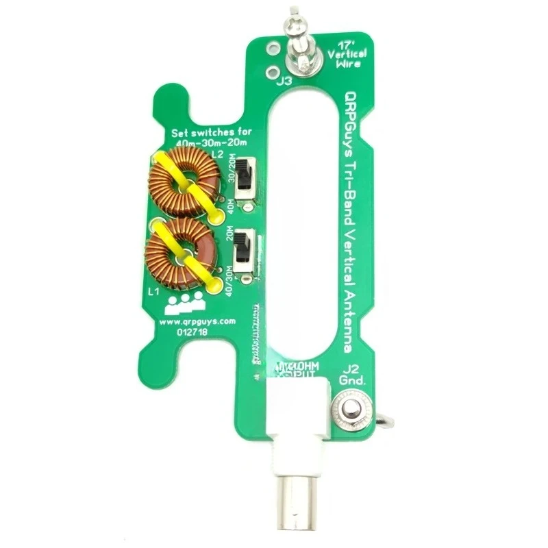 

Parts / Assembled Portable 10W 40-30-20m Portable Tri-Band Vertical Antenna DIY Parts / Assembled Portable 10W 40-30-20m Port