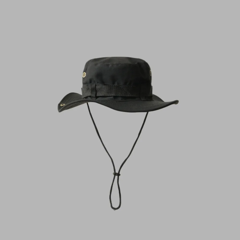 

Polyester Solid Color Sun Hats Wide Brim UV Protection Large Eaves Sun Hat Solid Color Foldable Wide Brim Bucket Hat
