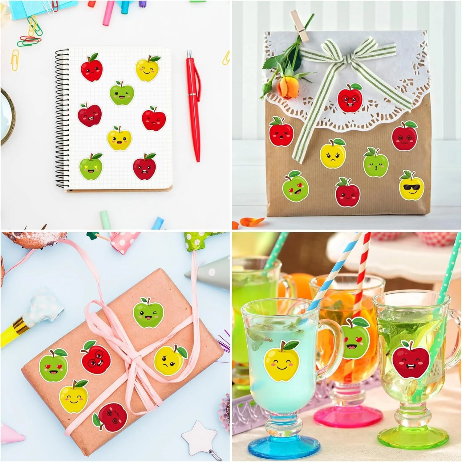 500 Stück Süßigkeiten-Party-Aufkleberrolle – niedliche Dessert-Aufkleber für Geschenke, Laptop, Flasche, Scrapbooking, Gepäck, Computer, Umschlag, Dekoration für Kinder – Detail 10