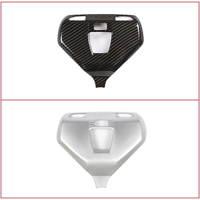 For BMW 5 Series G30 X4 G02 ABS Carbon Fiber/Silver Car Roof Reading Lamp Frame Cover Trim For BMW 7 Series G11 G12 2016-2018