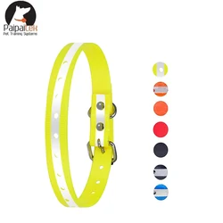 Collar de TPU reflectante amarillo para perro, collares para gato, perros pequeños, medianos y grandes, Collar de moda, estilos personalizados, venta al por mayor