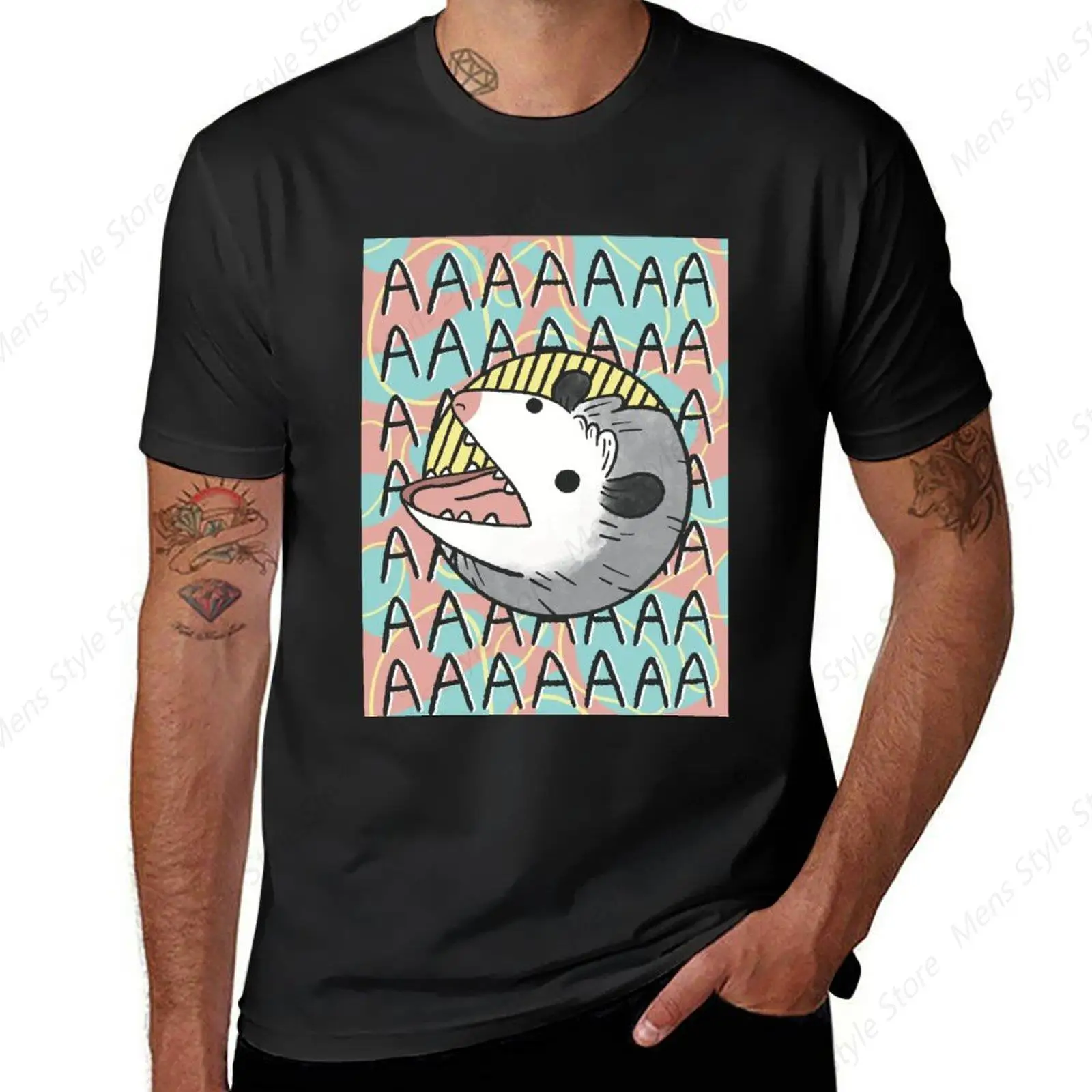 New Opossum Screm T-Shirt sports fan t-shirts sublime t shirt plain white t shirts men