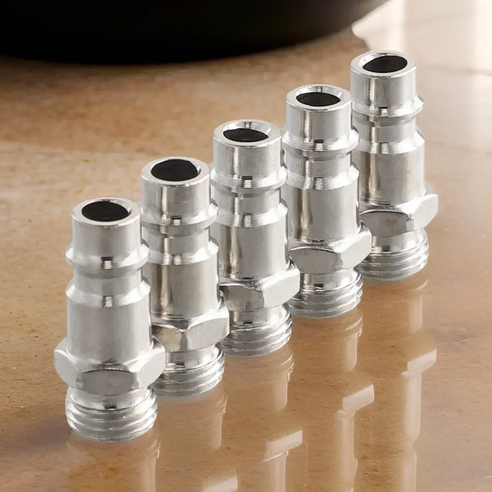 5Pcs Pneumatic Fitting European Standard EU Euro Type Quick Coupling Connector Coupler For CompressorMale Thread B SP Male Tool