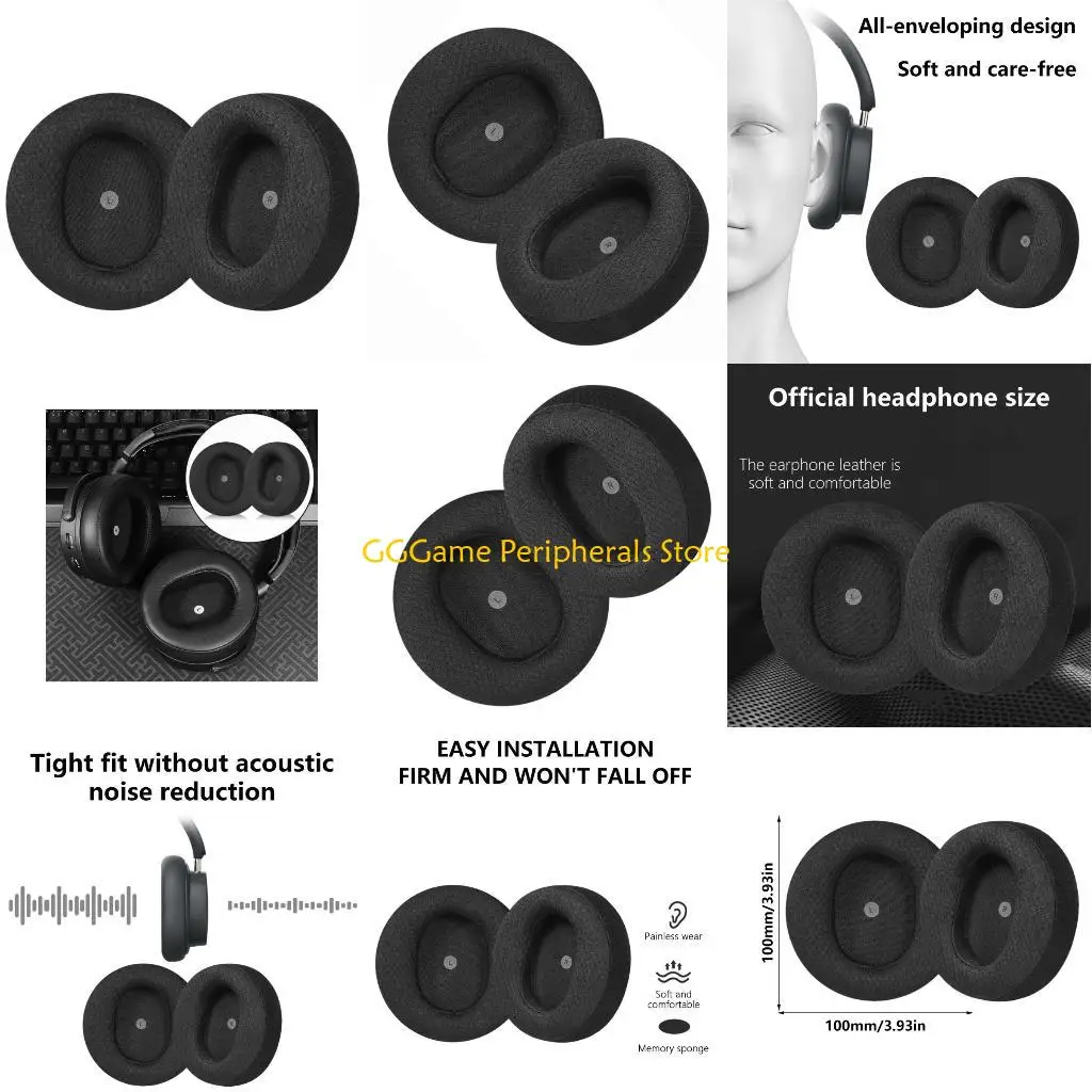 

U55B Ear Cushions Earpads Compatible for Headphones Earcups Offer Superior Comfort and Noise Isolation Ear Cushions