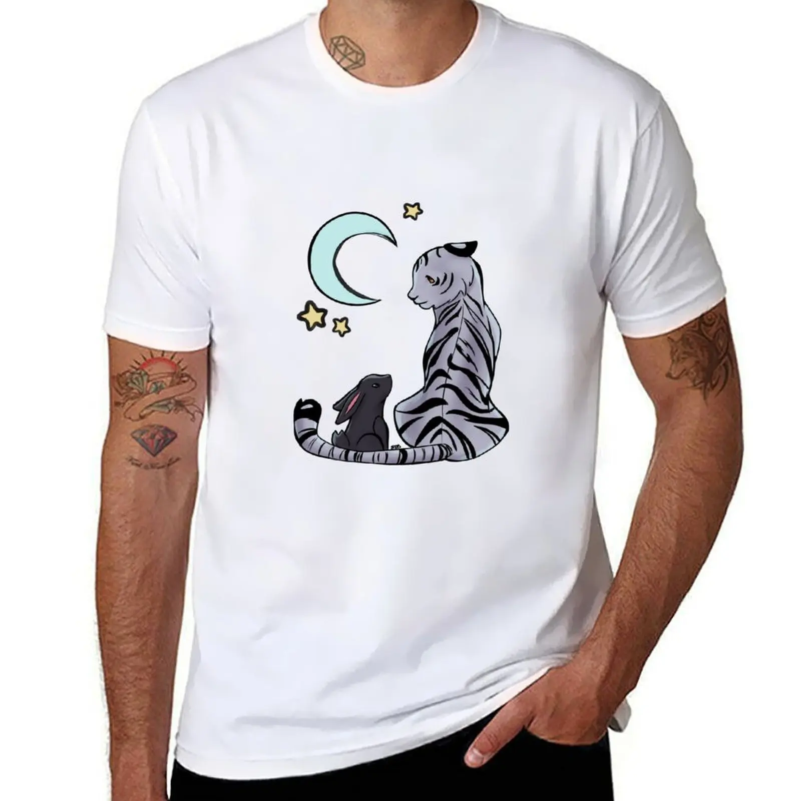 

Bunny Tiger Stars T-Shirt t shirt man plain t shirt man luxury T-Shirt