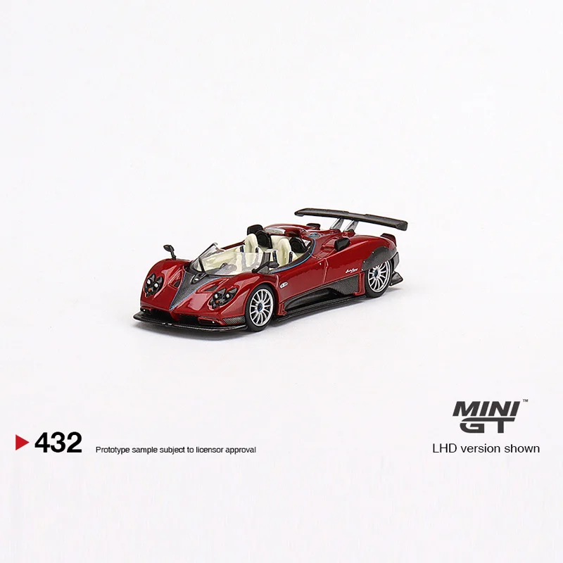 MINIGT 1:64  Zonda HP Barchetta #432 Diecast Model Race Car Kids Toys Gift