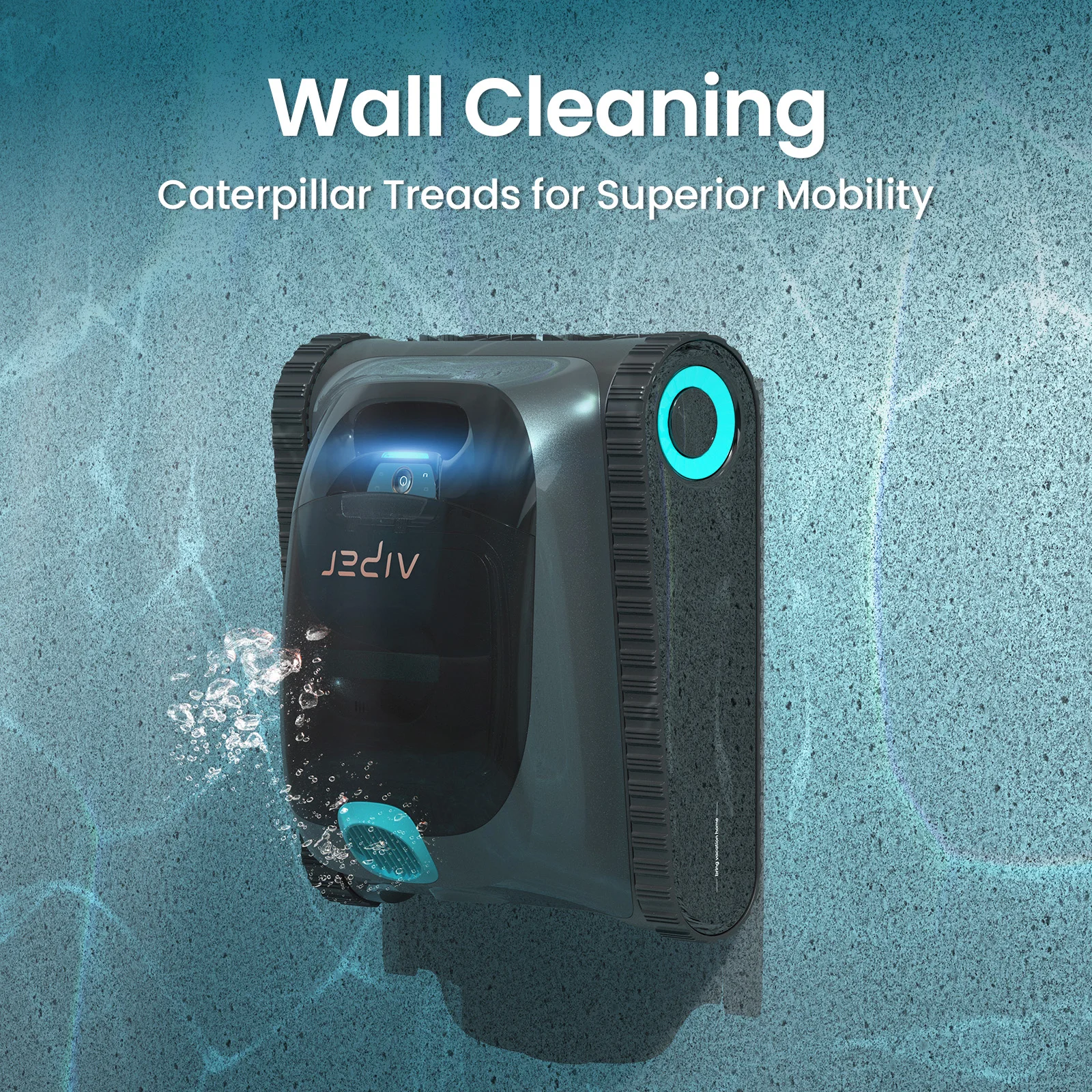 Nettoyeur de piscine robotisé sans fil Aiper Scuba S1 remis à neuf, aspirateur pour piscines enterrées, nettoyage des parois et des lignes d'eau