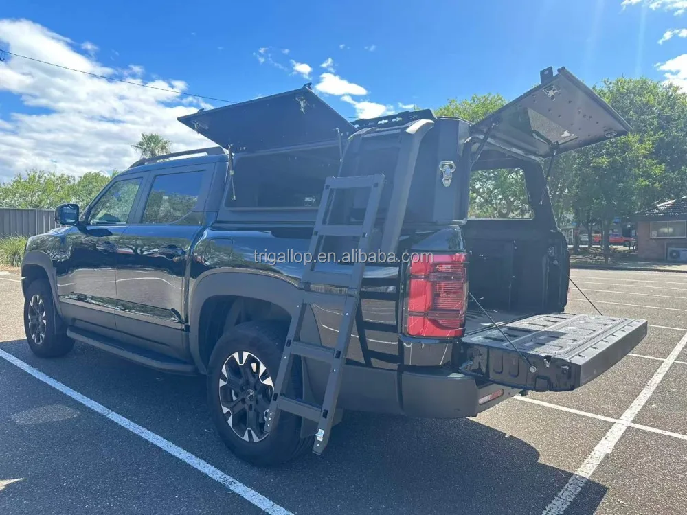 Dream Car Ranger Pickup Canopy Modular Aluminum Truck Topper Waterproof Hard Shell With Secure Locking & Brake Light
