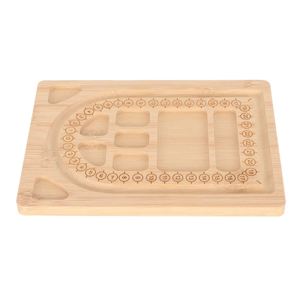 Durable Wood Bead Board Position Markers Smooth Surface Jewelry Layout Board Beading Tray For Making