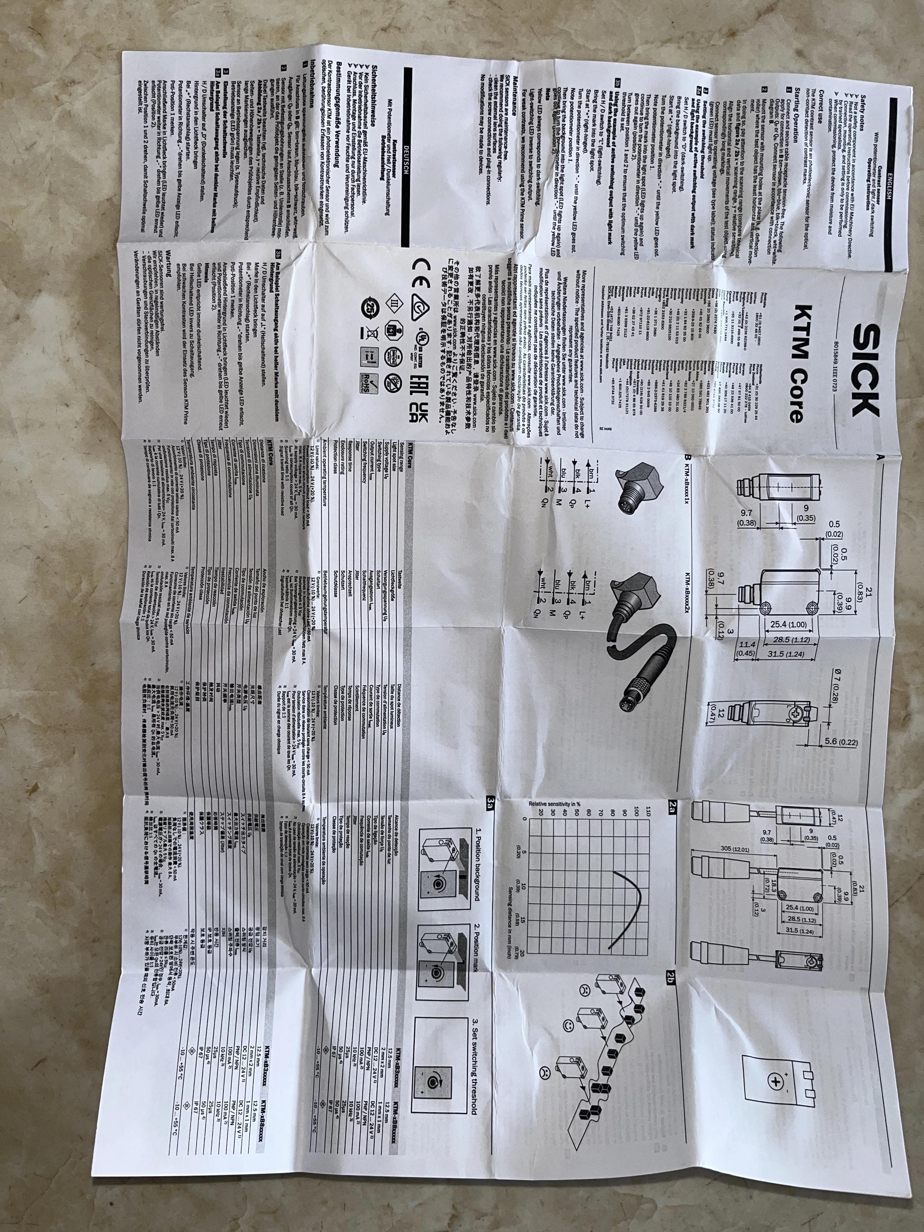 Imagem -02 - Interruptor de Sensor Fotoelétrico de Cor Embutida Eletromecânico