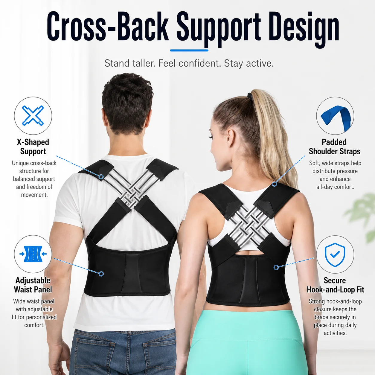 Anti-hunchback Posture Corrector Student Form Back Corrector With Spine Sitting Posture Corrector Back Posture Correction Tool