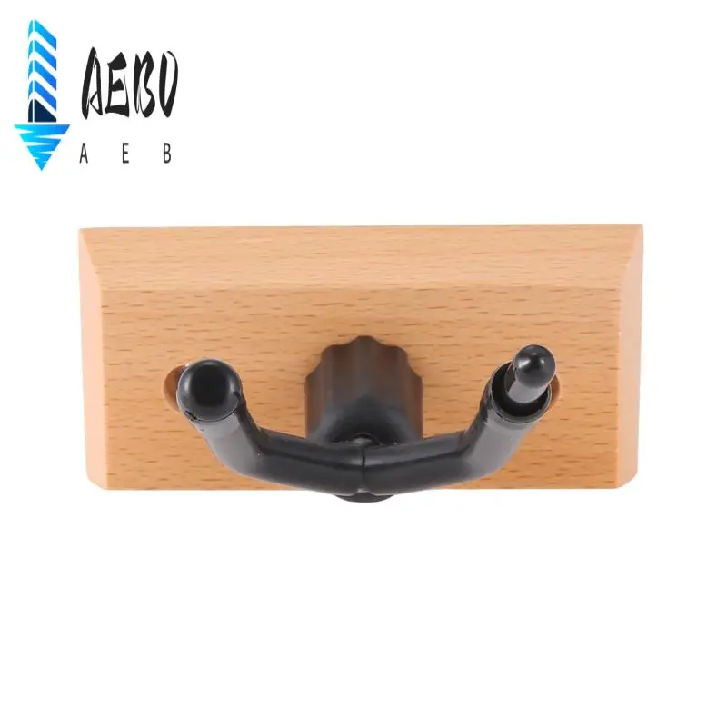 

AEB0-Violin Rack Hanger Violin Wall Mount Violin Wall Hook Solid Wood Base Violin Rack Can Hang Violin Bow
