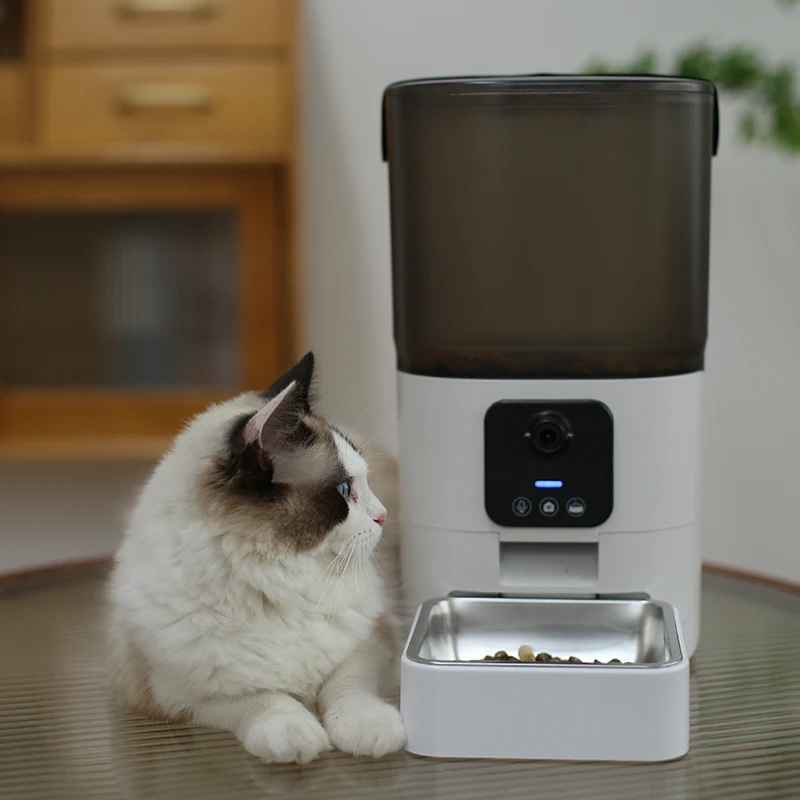 App Wifi Control Dog Cat Food Bowl Smart Mascota Automatic Microchip Timed Pet Mangeoire Feeder