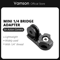 Vamson for GoPro Accessories Bridge Adapter Mini Tripod Convert 1/4 inch Connector for yi for Sj4000 VP105