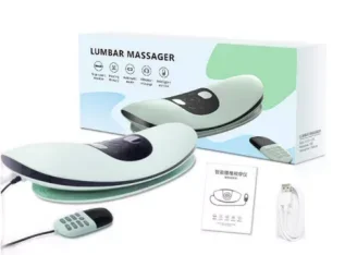 Phenitech Nuovo massaggio alla vita, massaggio elettrico alla vita con telecomando, massaggio alla vita regolabile con 4 modalità di velocità shippi veloce