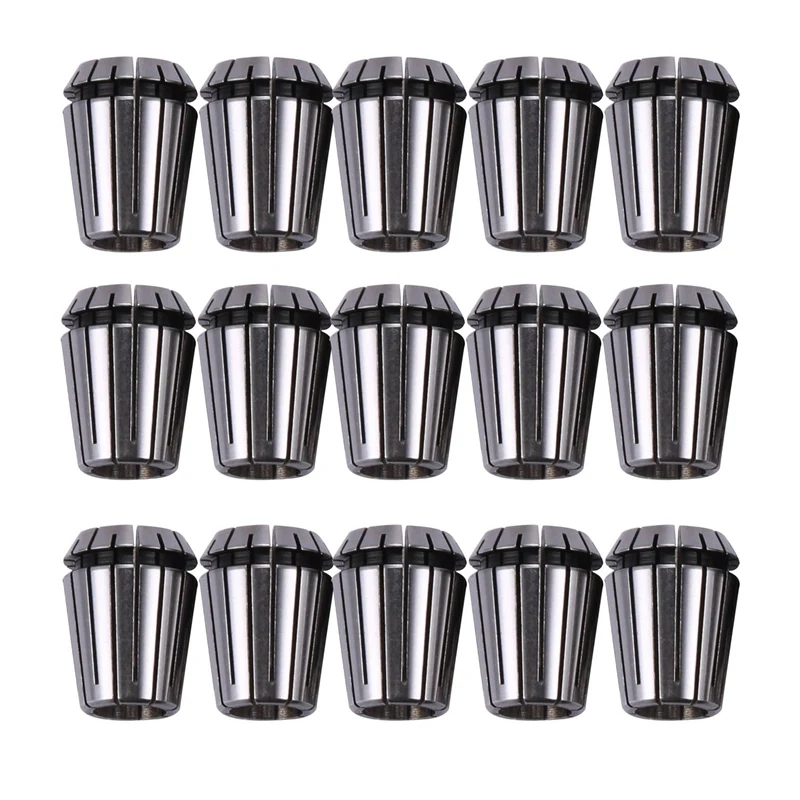

A98E-15Pcs ER25 Collet Tool Precision Spring Collet Set From 2Mm To 16Mm CNC Collet Chuck For Milling Lathe Tools And Spindle Mo