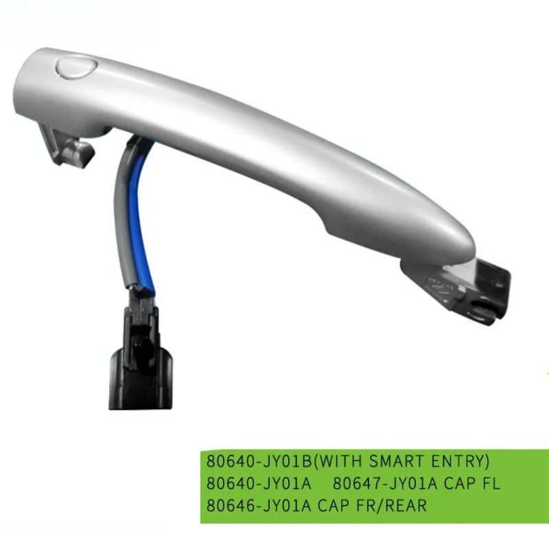 80640JY01B White Car Comfort Access Exterior Door Handle For Renault KOLEOS 2010 2011 2012 2013 2014 2015 2016 2017 2018