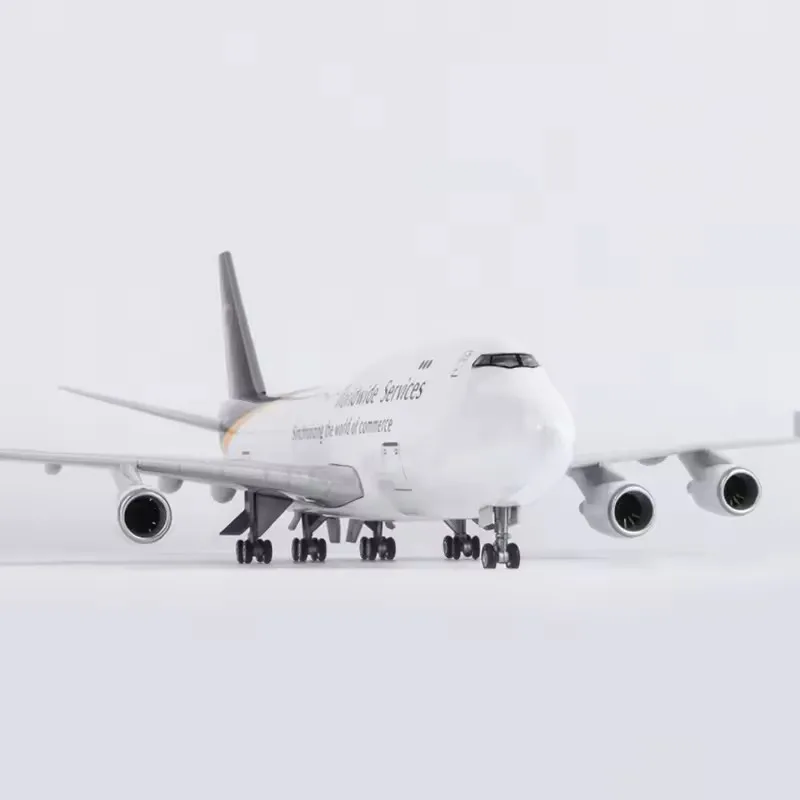 2025 New 1:157 Scale B747-400 B747 Express Cargo UPS Airlines Airplane Resin Plane Model Collection Display Toys Fans Gifts