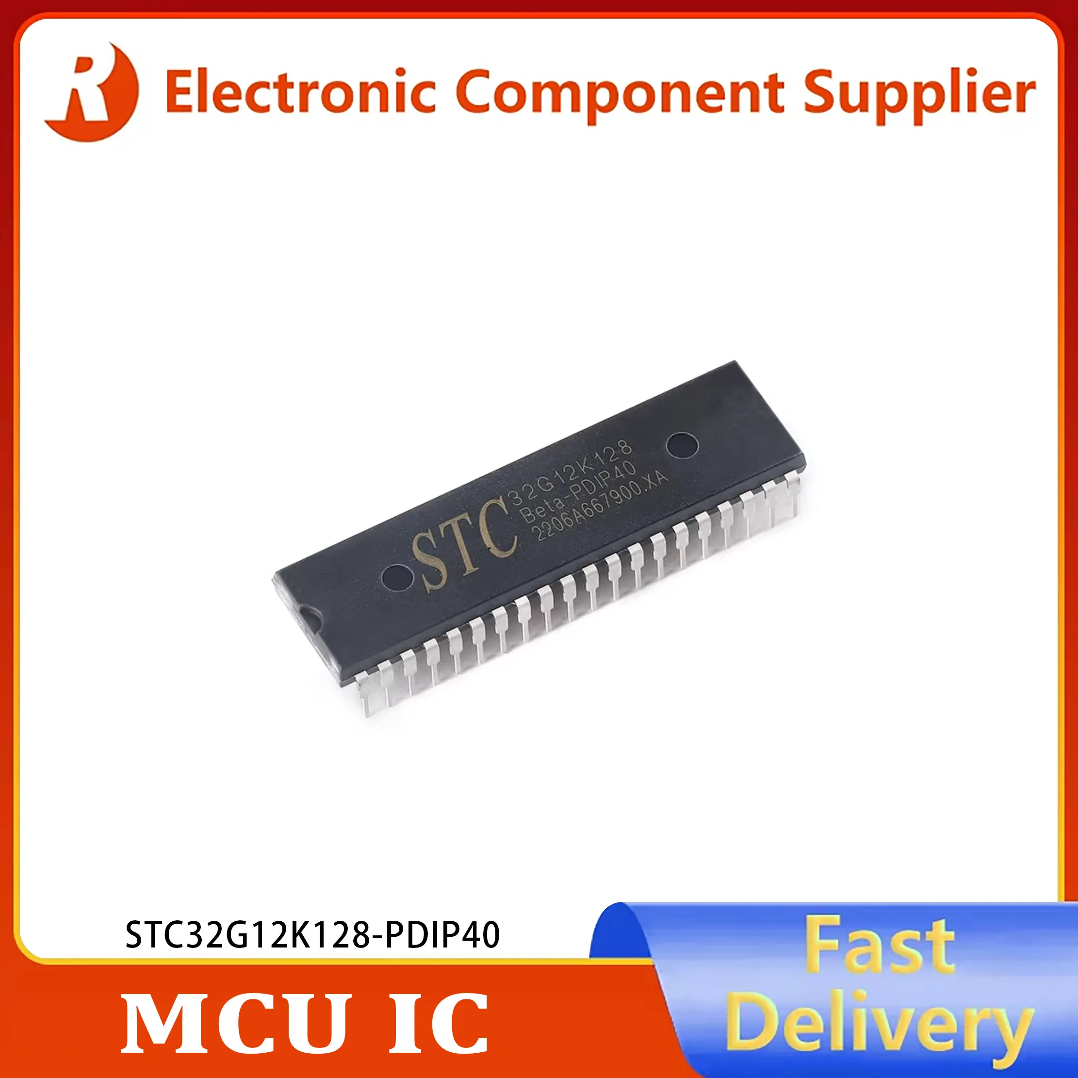 2pcs/5PCS/10PCS STC32G12K128-PDIP40 32-bit 8051 core microcontroller chip Genuine original product