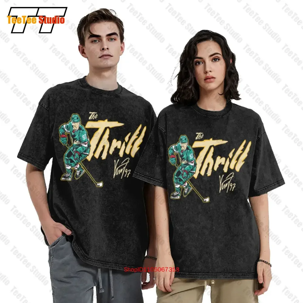 The Thrill Minnesota Kirill Kaprizov Vintage Oversized T-Shirt JK5H