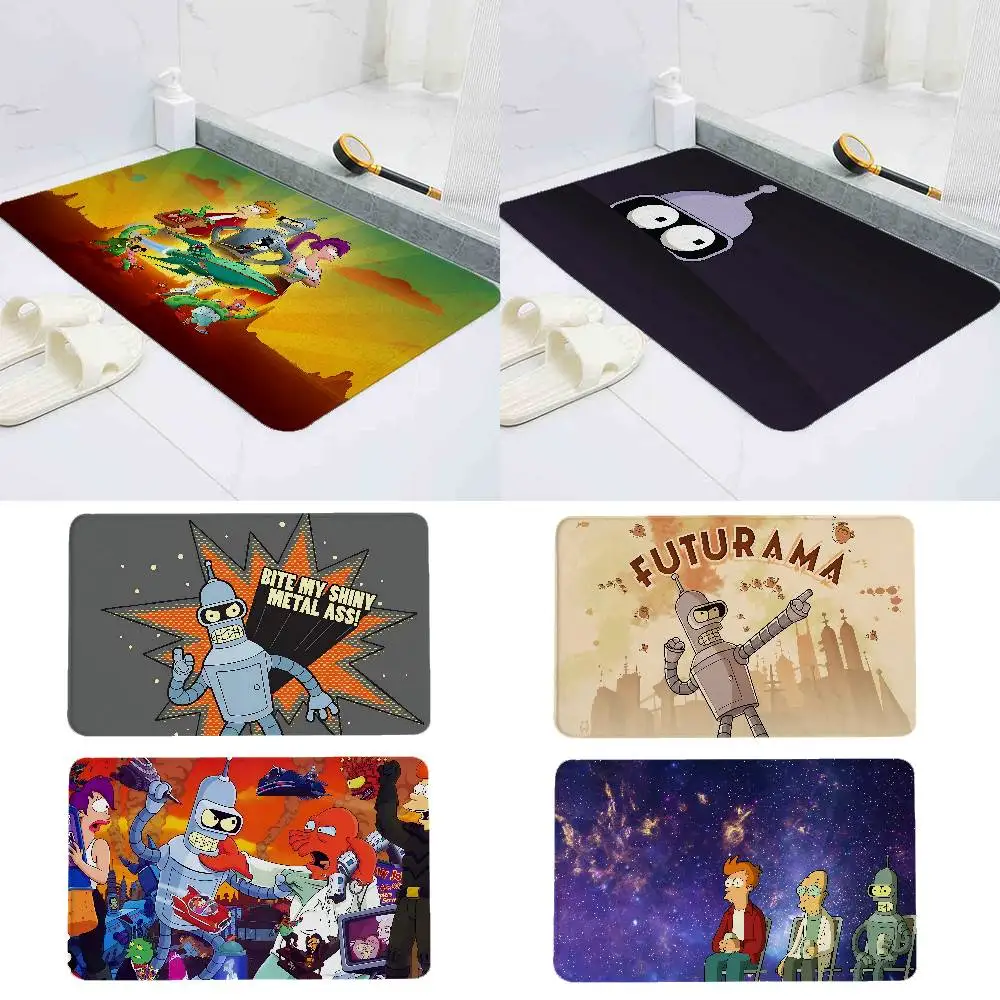 

F-Futurama Cartoon Floor Mat Carpet Rug For Home Living Room Bedroom Sofa Doormat Decor,kids Area Rug Non-slip Floor Mat
