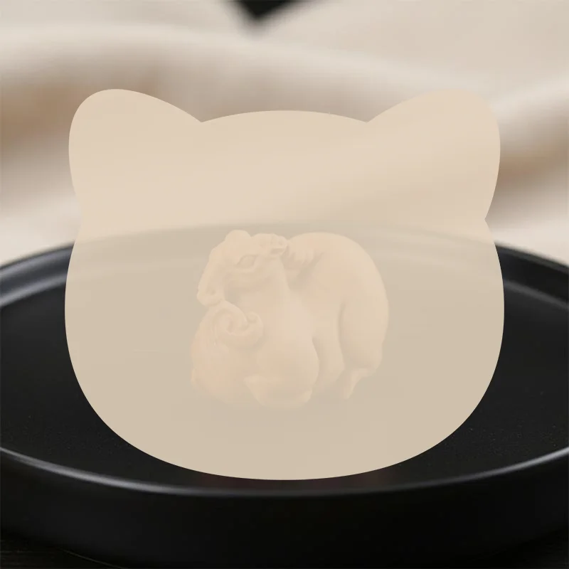 2027 Year of the Sheep Traditional Wooden Carving for Home Celebrations