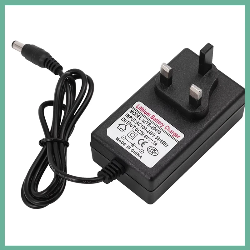 29.4V 1A Scooter Balance Car Electric Connector Convertible Light Lithium Battery Charger DC5.5*2.5mm EU/UK/US Power Adapter E3