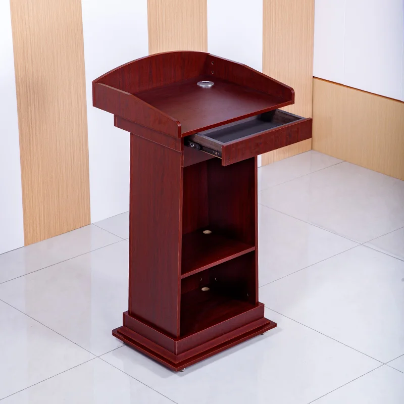 Banco reception di benvenuto con cassetti Tavolo da conferenza in mogano