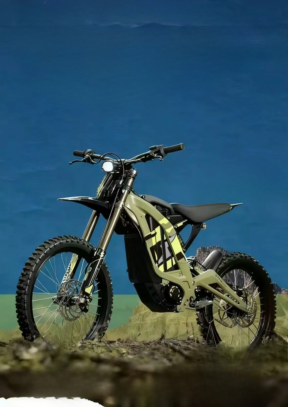 QQW 2025 New Light Bee X Electric Brush Motor Off-Road Motorcycle 40-60 km/h Off-Road & Two-Wheel Track Version