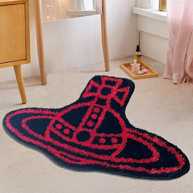 Carpets for Living Room Entrance Carpet Bedroom Cartoon Shaped Creative Halloween Gift Owl Flocked Jacquard Bathroom Floor Mat