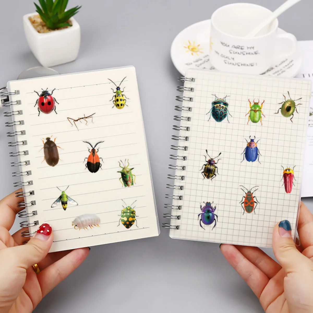 10/25/50 Uds pegatinas de insectos transparentes mixtas calcomanías para papelería DIY Scrapbooking cuaderno decoración teléfono portátil