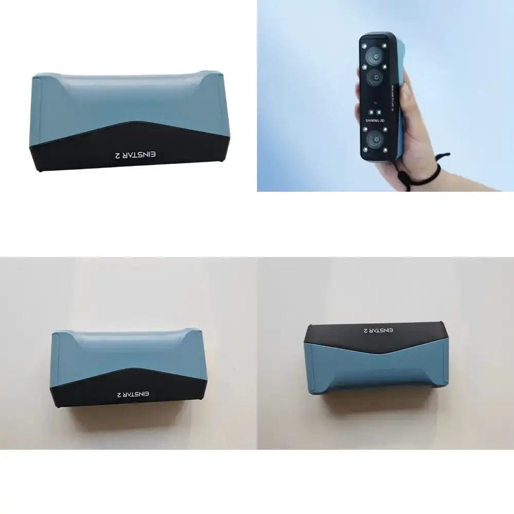 Einstar 2 Wireless Handheld 3D Scanner for Small Part Reverse Engineering 3D Scanner Black Dual Mode Scanning Reflective
