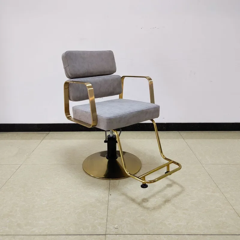Stainless Steel Hydraulic Lift Base for Barber Chair Professional Salon Equipment Heavy Duty Pump Mechanism for Hairdressing