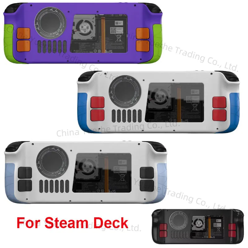 

With Stand Magnetic Case For Steam Deck Heat Dissipation Back Cover Modified Shell For Steam Deck Game Console Christmas Gift