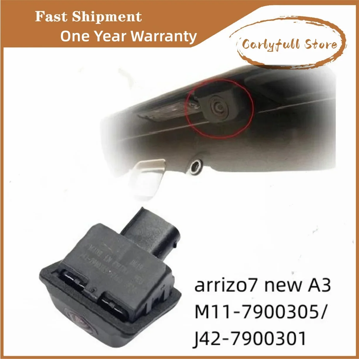 

Reverse camera for chery arrizo7 new A3 M11-7900305 J42-7900301