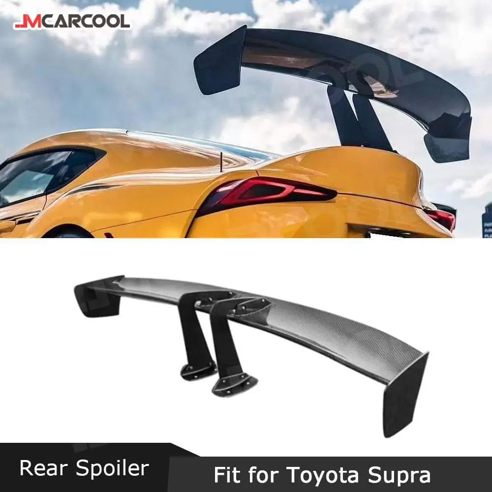 

JMCARCOOL Carbon Fiber Car Accessorise Rear Trunk Boot Spoiler Lip Wings GT Style For Toyota Supra GR A90 A91 2019 2020