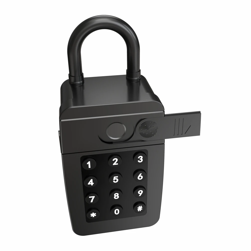 Tuya Ttlock IP65 Digital Key Storage Box Type-C USB with Code & Fingerprint Padlocks