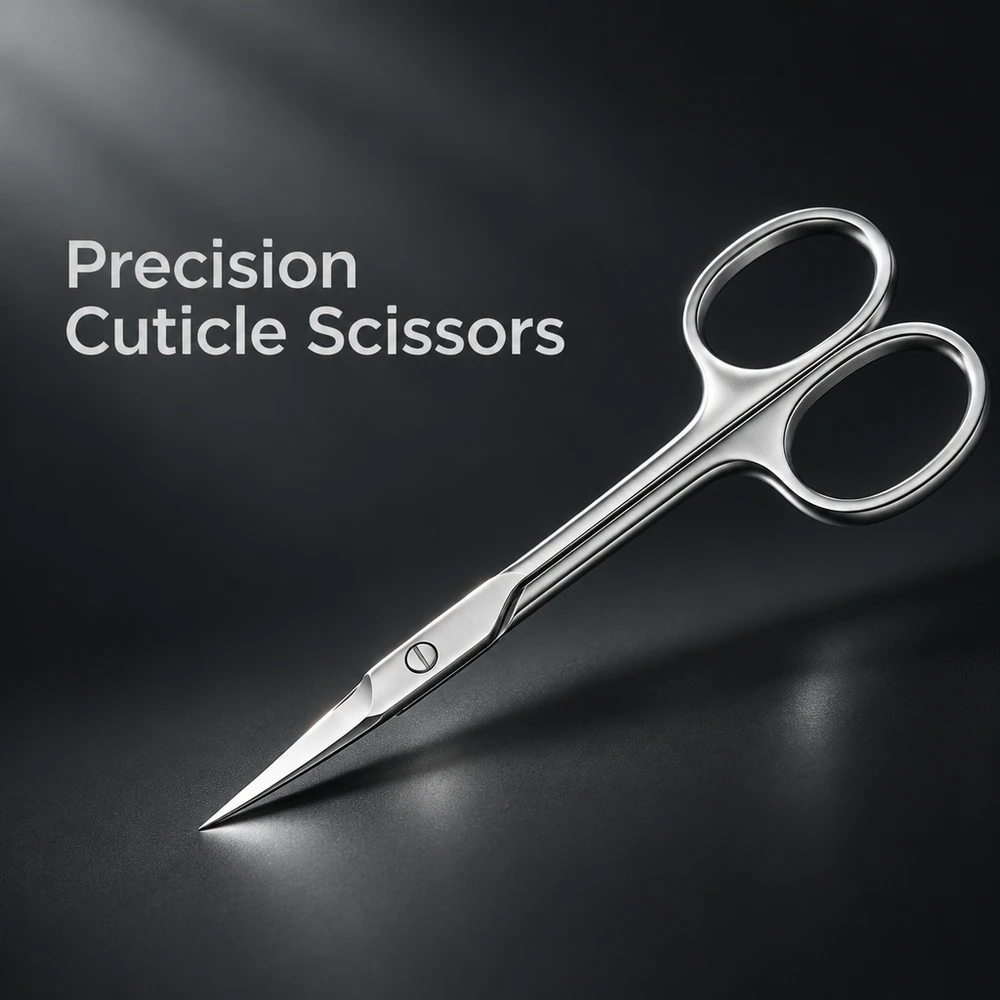 High Precision Stainless Steel Cuticle Nipper with Super Sharp Blade, Durable Manicure Tool for Accurate Nail Care